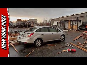 Tornado-Warned Storm DEVASTATES Kankakee County, Lake Village