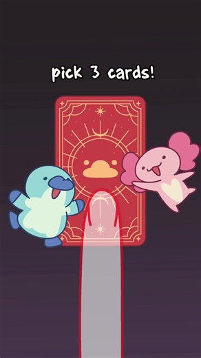 Fortune reading with Pio and Axi #animation #cute #interactive #relatable #funny