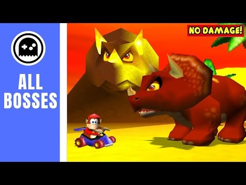 Diddy Kong Racing (N64) - All Bosses - (No Damage)