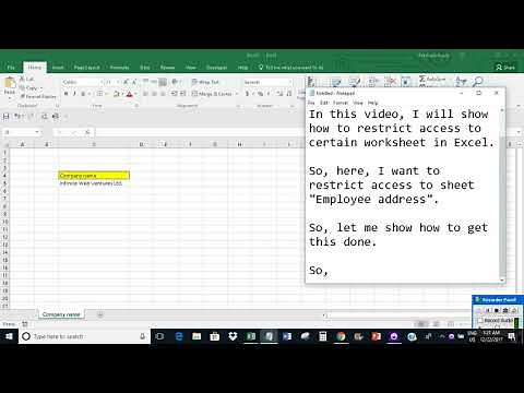 Restrict access to certain worksheet in Excel