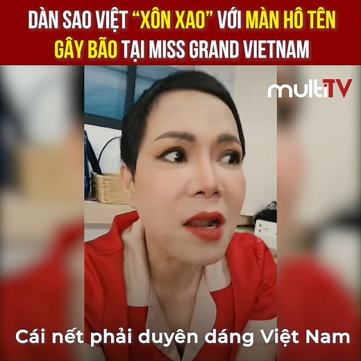 3.9M views · 13 reactions | Dàn sao Việt xôn xao với màn hô tên gây bão tại Miss Grand Vietnam Bạn thấy sao về những lời bàn tán xôn xao câu chuyện này? Nguồn: Tổng hợp | Project Runway Vietnam | Facebook