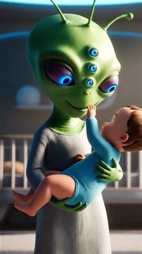 Alien want to eat Baby | Alien is very kind !!!
