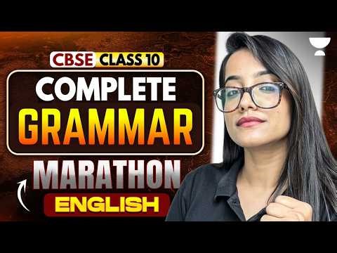 Class 10 English Grammar Marathon || Complete Grammar Revision || Juhi Ma'am