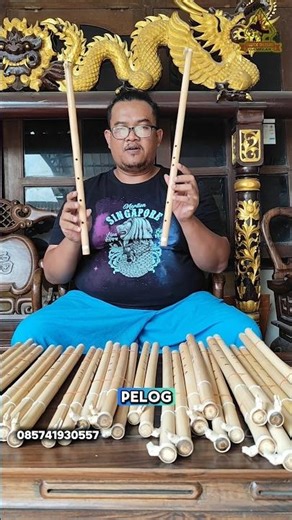 Ready bamboo flute with pelog and slendro tones.