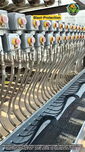 Bridge Frame Blast-Protection System in Action 🏗️💥