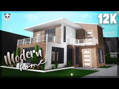 ROBLOX: Bloxburg | 2 Story Modern Home EXTERIOR 12K