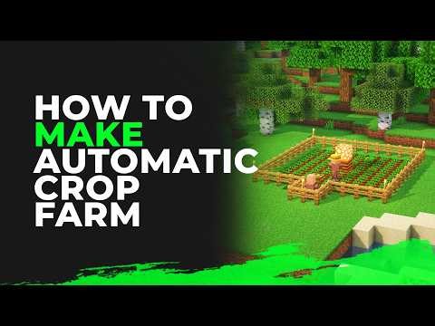 Minecraft 1.21.11 Automatic Villager Crop Farm Tutorial | Unlimited Crops