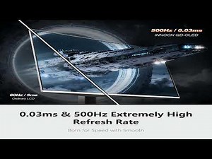 Best Deal: INNOCN 27" OLED 2K QHD 2560 x 1440p 500Hz Gaming Monitor