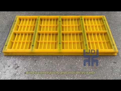 polyurethane screen panel for stone crushing plant