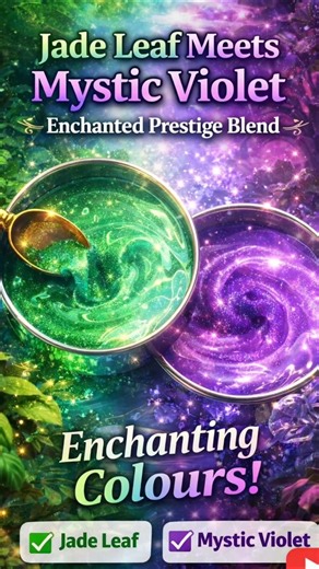 Jade Leaf Meets Mystic Violet | Enchanted Prestige Blend