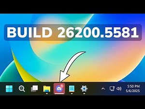 New Windows 11 Build 26200.5581 – New Taskbar Change, New Graphics Settings and Fixes (Dev)