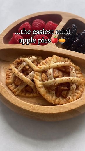13K views · 34 reactions | This healthy mini apple pie is a great and easy recipe for apple pie for kids. They are refined sugar-free and the perfect sweet treat! Get the recipe below! https://feedingtinybellies.com/healthy-mini-apple-pie/ | Feeding Tiny Bellies | Facebook