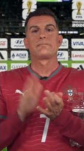 Cristiano speaks after his match against Spain - Kramer impersonating CR7
