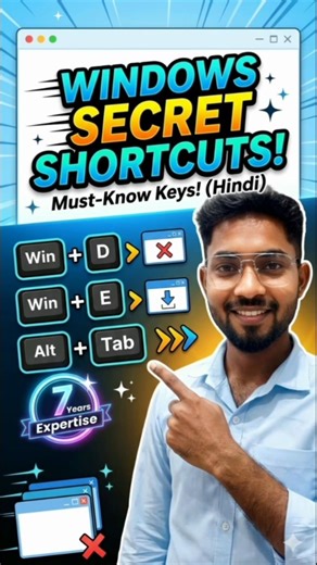 99% People Don’t Know These Windows Shortcuts 🤯