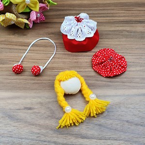 Making a sweet doll with tiny balls and fuxico | Hobby