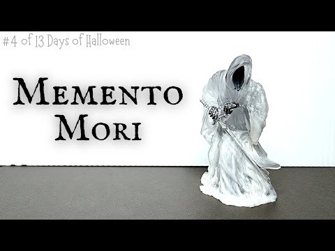 Let's make a spooky grim reaper figurine for Halloween