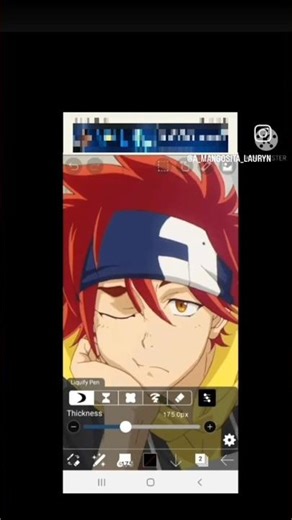 Ibis Paint X eye blink tutorial #tutorial #blinking #eye #ibispaintx #liquify #anime #eyetrick​ #fyp