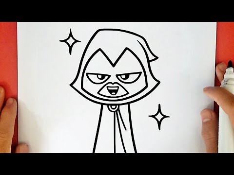 COME DISEGNARE CORVINA DEI TEEN TITANS GO