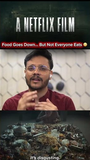 Food Goes Down… But Not Everyone Eats 😳 #ThePlatform #shorts #thriller #dark #viral #mustwatch