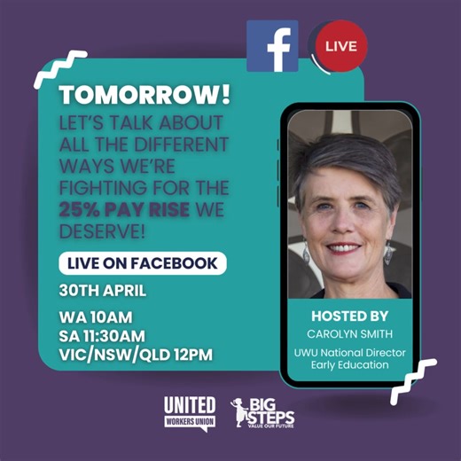 1.9K views · 10 comments | 2024 is shaping up to be a huge year for educators! Our campaigning and actions so far have won new rights which means we are closer to winning BIG for all of us. We are demanding a 25% pay rise and won't stop until we win all of it! Stay tuned for our Facebook Live tomorrow night to hear about all the ways we are campaigning to make sure we get the whole 25% we deserve. | Big Steps Campaign | Facebook