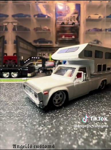 Hot wheels custom repu camper #hotwheels #custom #cars #slammed #jdm #3dprinting #model #diy #angellscustomsgarage #mazda #repu #camping #camper