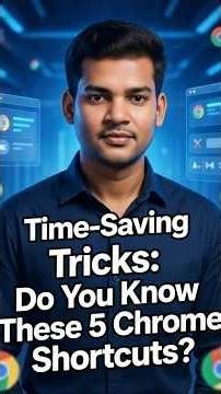 ⏱️ If you want to save time.. Learn these 5 tricks in Chrome! #ChromeTricks #LearnComputerTelugu