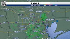 LIVE RADAR: Strong thunderstorms moving through Houston area Sunday afternoon