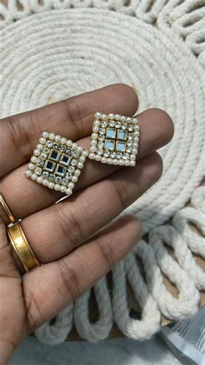 simble diy earrings making #shorts #earrings