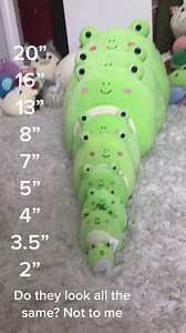 Reply to @jxcsie they don’t look the same to me 👀 #wintersports #emophase #Squishmallow #squishmallows #squishtok #frogs #frogsquishmallow