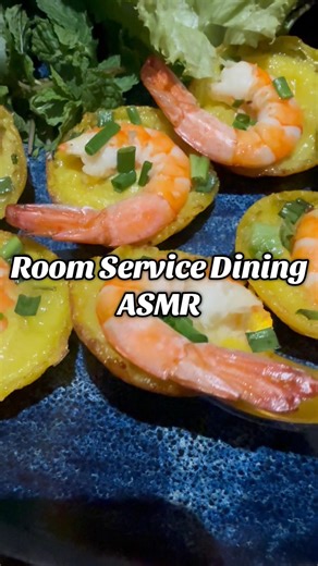 Dine in the hotel with me #asmr #roomservice