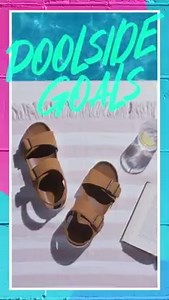 Pool rule: never leave your sandals behind. Shop men's sandals here: http://ms.spr.ly/6187nMnXf #Clarks #SummerStyle #SummerSandals | Clarks Shoes