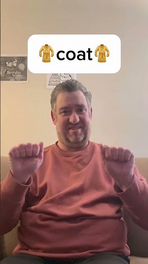 ASL sign for coat / Learn ASL