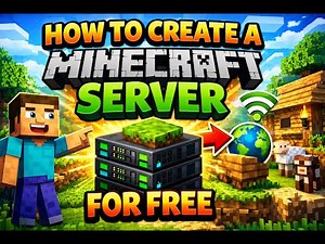 How To Make A Minecraft Server For Free (Easiest method) - All Versions