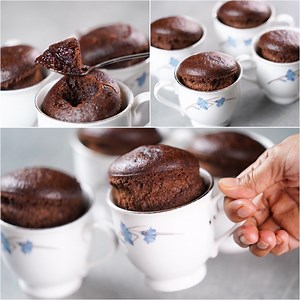 1.4M views · 17K reactions | CHOCOLATE SOUFFLE RECIPE | WITHOUT OVEN | STEAM CHOCOLATE LAVA SOUFFLE | N'Oven Foods | Facebook