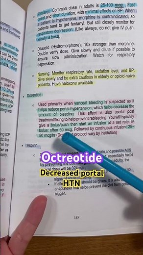 Book in related video! Octreotide in GI Bleeding for new emergency nurses #ernurse