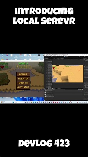 Local Server【DevLog 423】 #ゲーム制作 #indiedev #unitydev