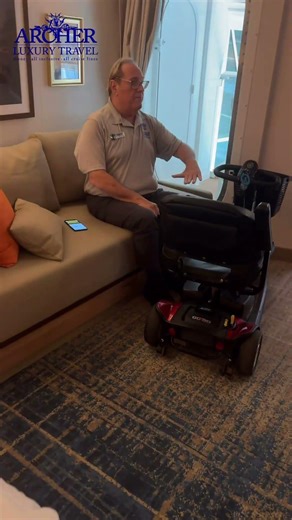 An accessible surfside family room on the Star of the Seas! Message us to book!