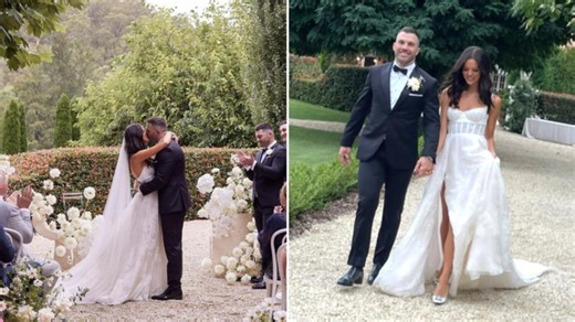James Tedesco marries partner in lavish ceremony