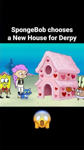 SpongeBob Chooses a NEW House for Derpy! 😱 #spongebob #kpopdemonhunters #animation