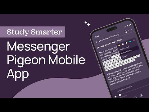 Study Smarter With The Messenger Pigeon Mobile App