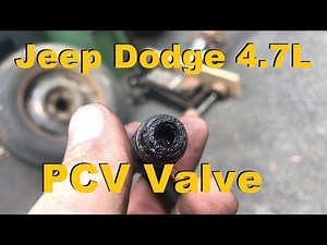 How To Replace Jeep/Dodge PCV Valve - STOP OIL CONSUMPTION