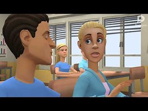 Nestor watches SP on the school computer/grounded (Plotagon)