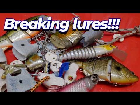 Testing lures until they break #fishing