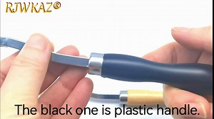 RJWKAZ Perfect 4mm Pattern Wheel Needle Point Tracing Wheel Sewing Wheel Leather Paper Cloth (Black)