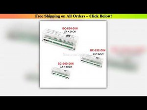 DC12V-24V DIN Rail Constant Voltage Decoder 3A*24CH/32/40CH DMX512/1990 PWM 8-bit,16-bit Single