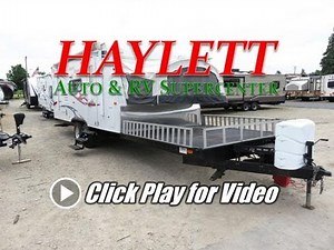 (Sold) 2009 KZ Coyote Rock Climber 222 Used Hybrid Ultralite Toy Hauler Travel Trailer