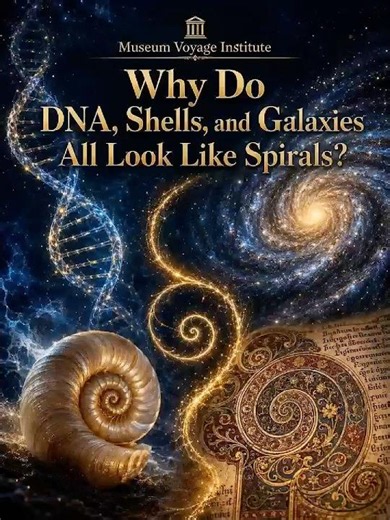 Why do DNA, seashells, galaxies, and ancient art all seem to spiral?