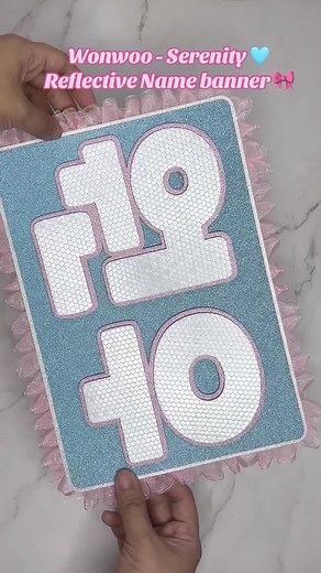 DIY Wonwoo Reflective Hand Banner Tutorial