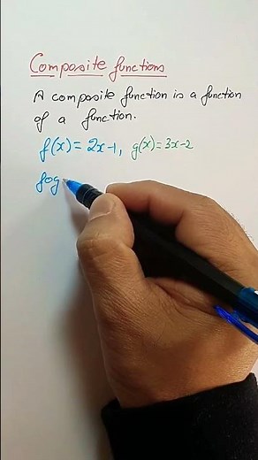 Composite function.| IGCSE Maths Extended. | Watch full video, link in description box.