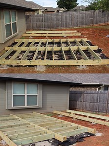 Backyard Makeover: Floating Deck - Phase 1